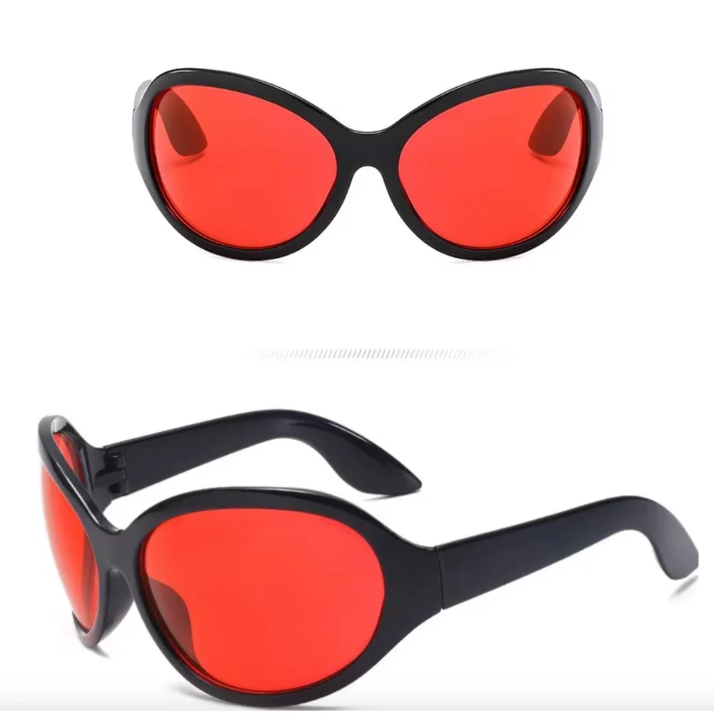 Red Men Sunglasses Fashion Designer Outdoor Driving Shades Rojo Gafas Lentes New